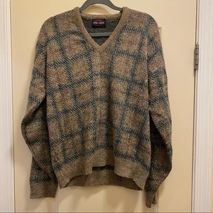 Relaxed Fit Plaid Sweater from Your Grandpa’s Closet